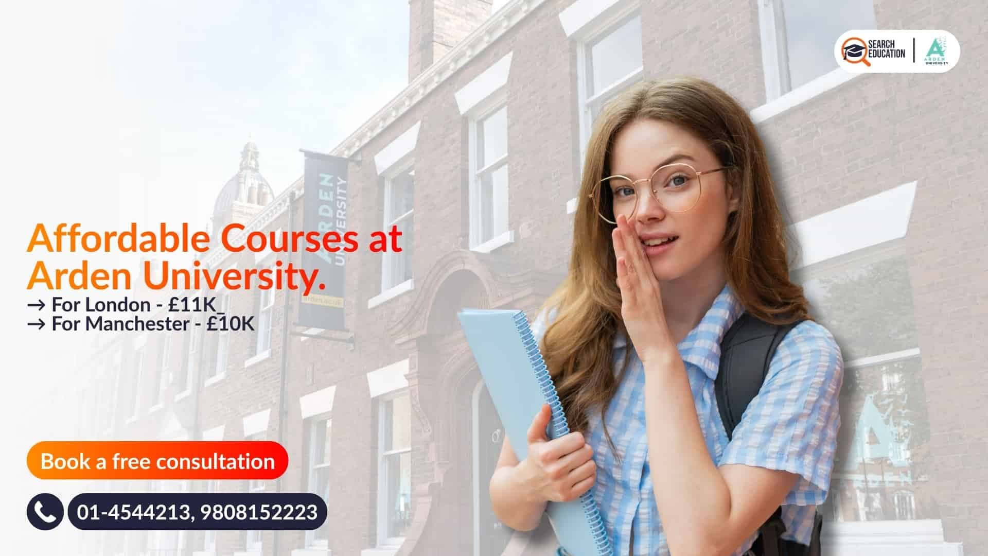 Affordable Masters Courses at Arden University UK
