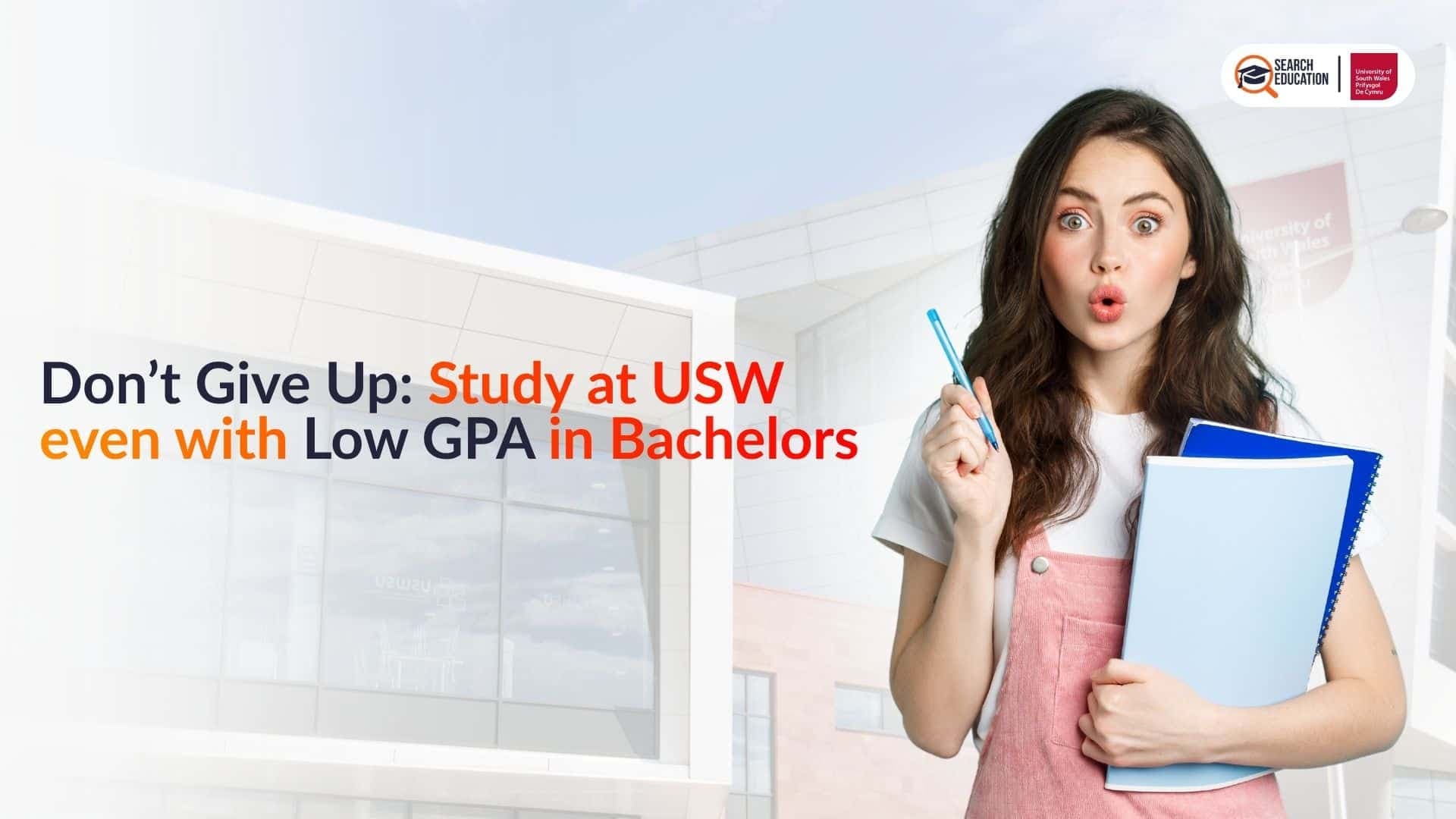 Study at USW UK with Low GPA in Bachelors